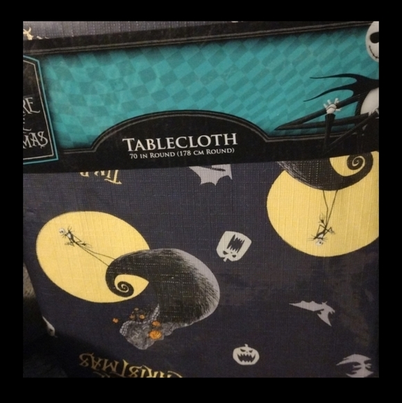 Kitchen New Disney The Nightmare Before Christmas Tablecloth 7 Inch